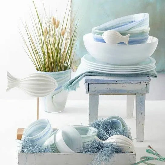 Leonardo Skål 28 white Alabastro