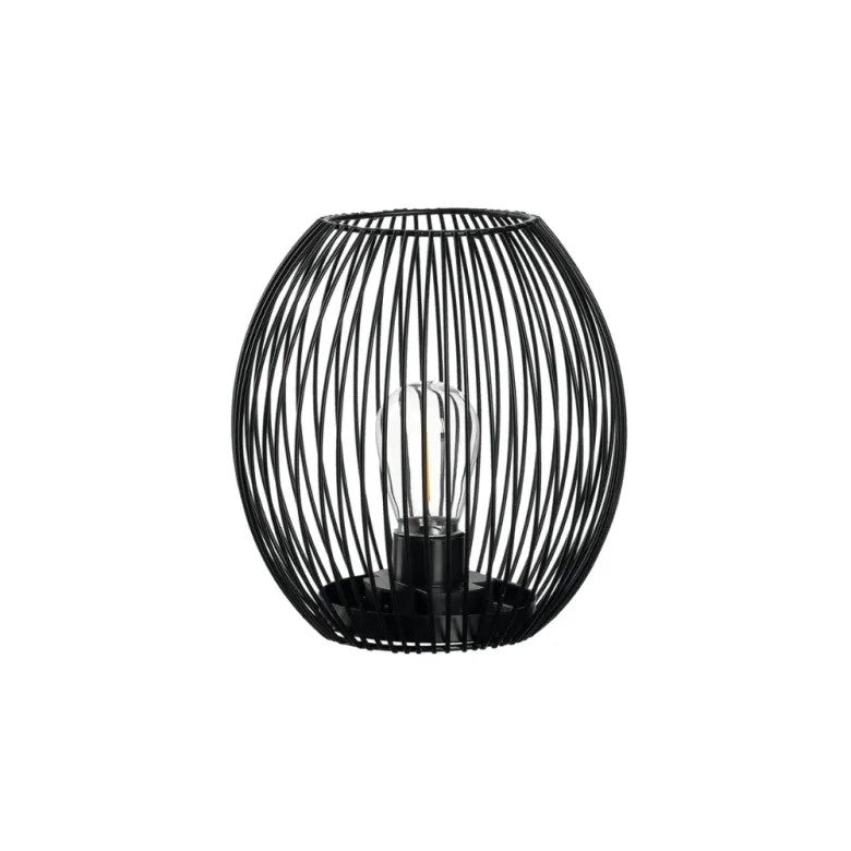 Leonardo Casolare Lanterna 18 cm Svart med LED
