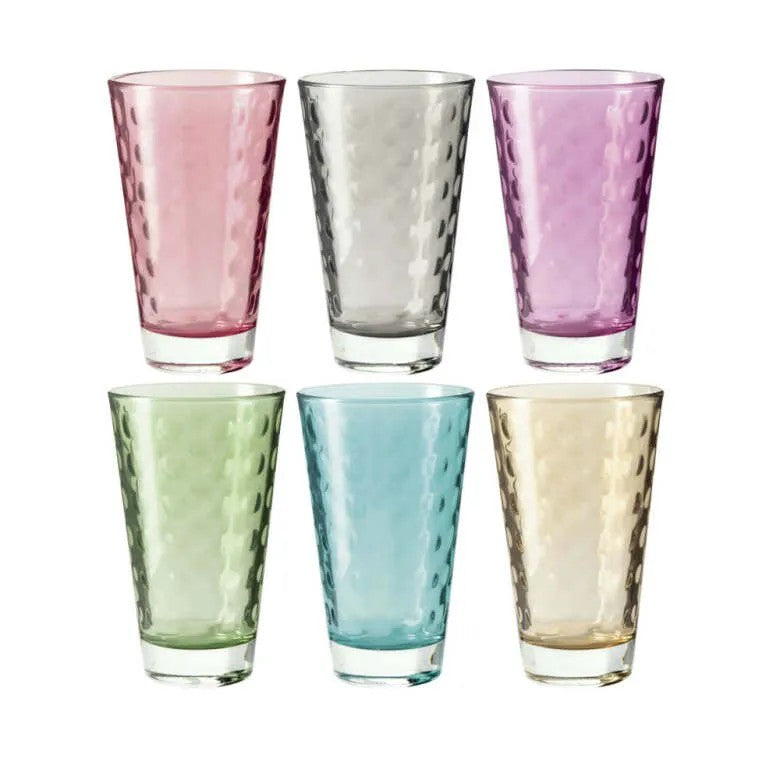 Leonardo Optic LD Dricksglas 30 cl Flerfärgade 6-pack