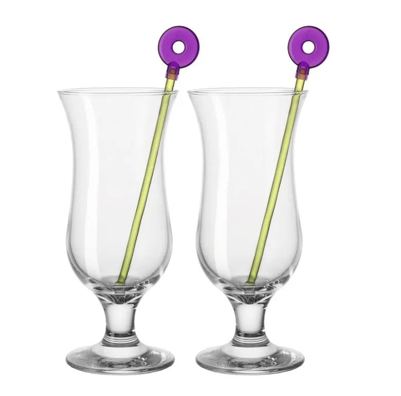 Leonardo Bar Hurricane 2-pack Drinkglas med drinkpinne