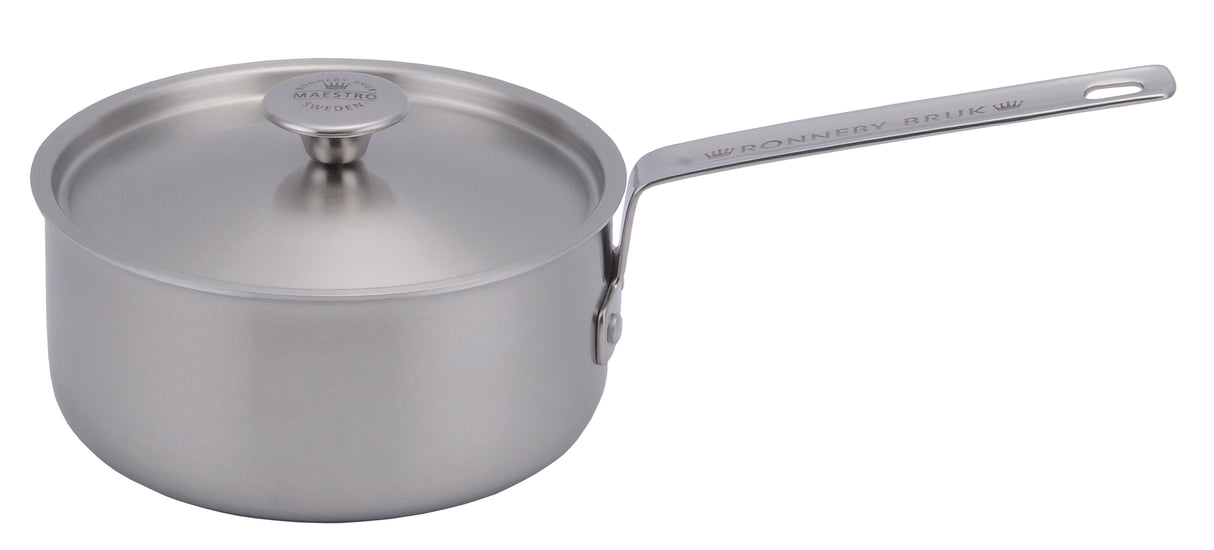 Ronneby Bruk Rostfri kastrull 2,5L, rostfritt lock