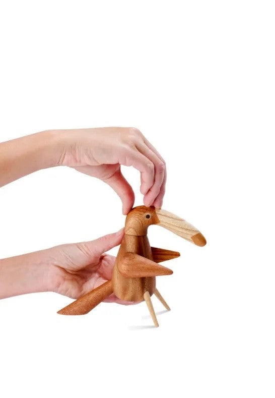 Spring Copenhagen Pepparkvarn The Pepper Bird Original 20,5 cm Mahogny