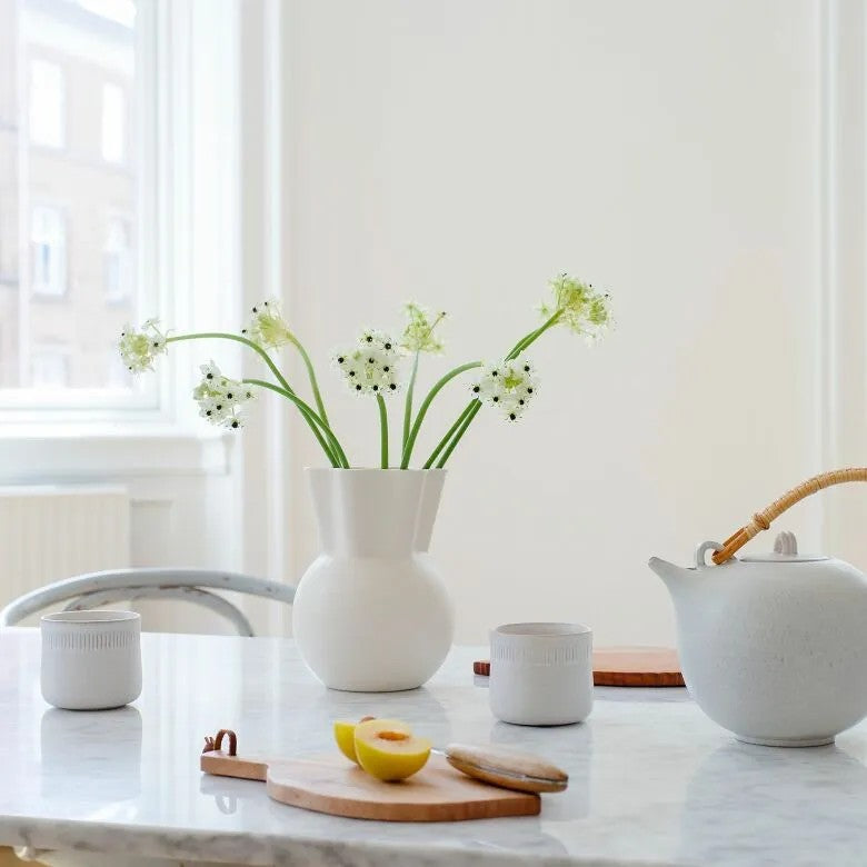 Spring Copenhagen Vas Eva Stoer Nielsen 19,7 cm Vit