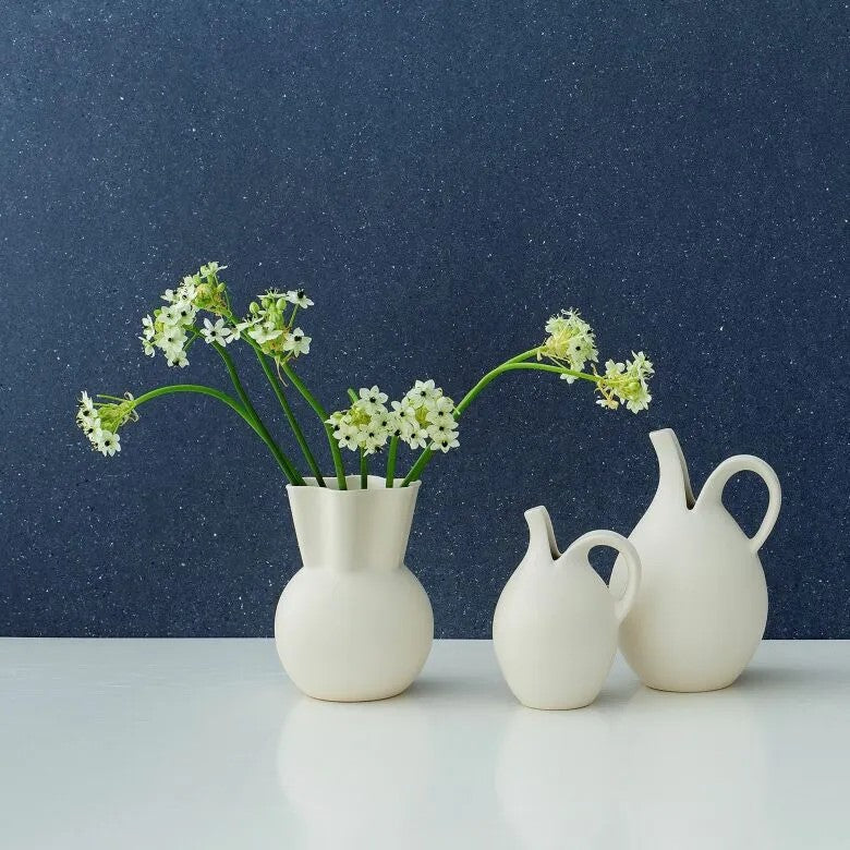 Spring Copenhagen Vas Eva Stoer Nielsen 19,7 cm Vit