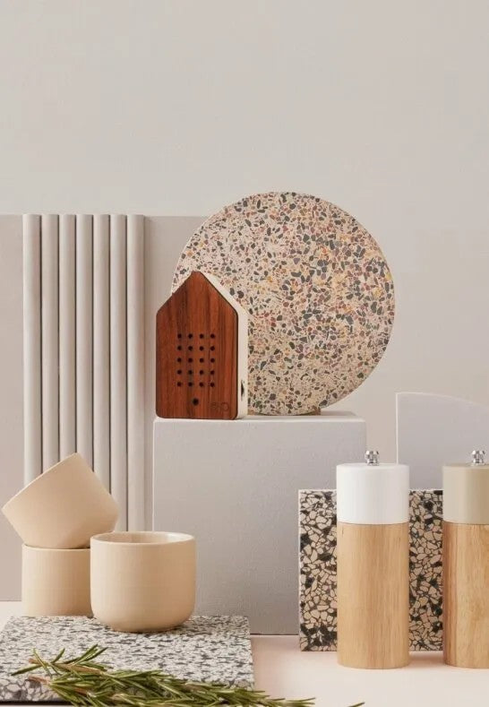 Relaxound Birdybox Speldosa Fågelkvitter Mörk Ek