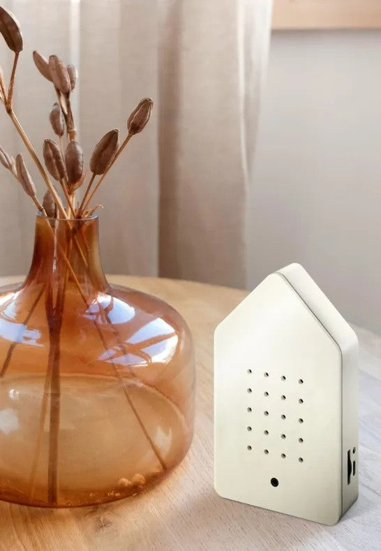 Relaxound Birdybox Speldosa Fågelkvitter Vit Jesmonite