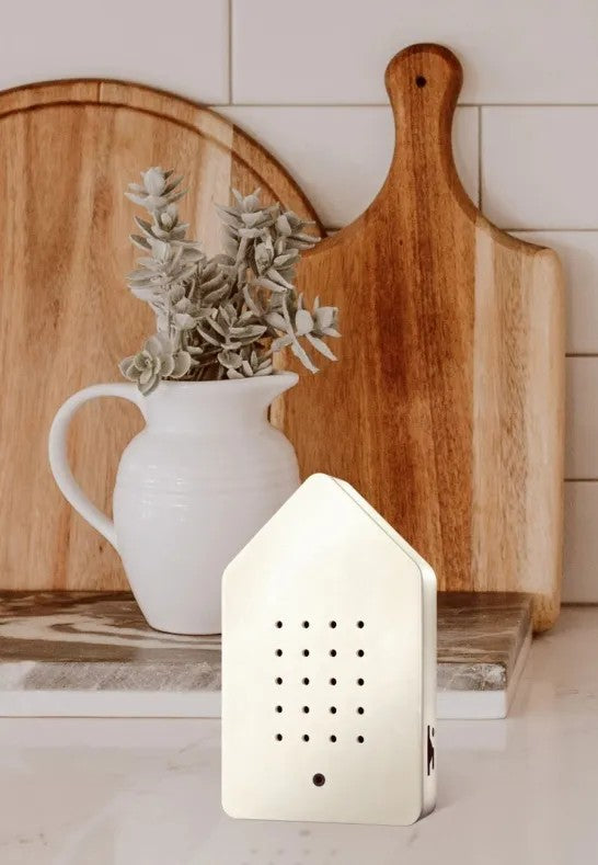 Relaxound Birdybox Speldosa Fågelkvitter Vit Jesmonite