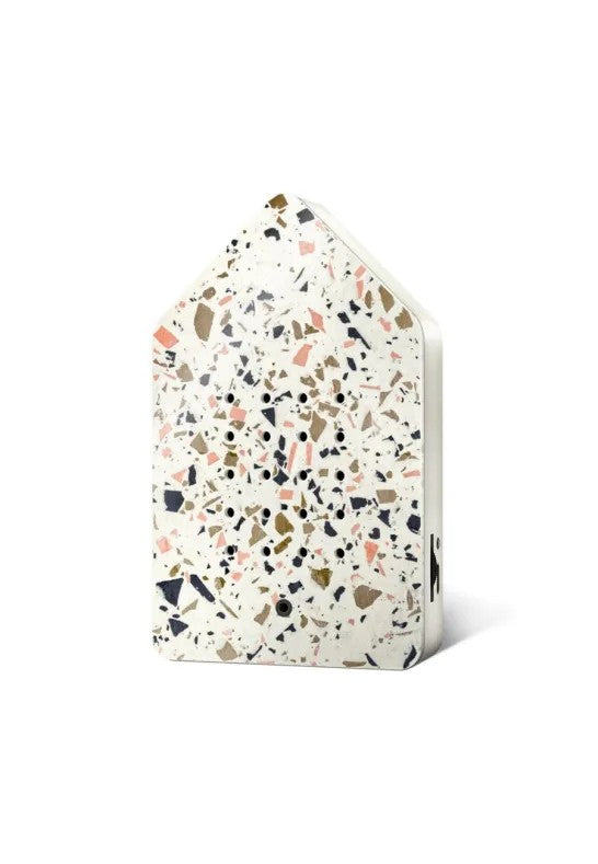 Relaxound Birdybox Speldosa Fågelkvitter Toffee Terrazzo