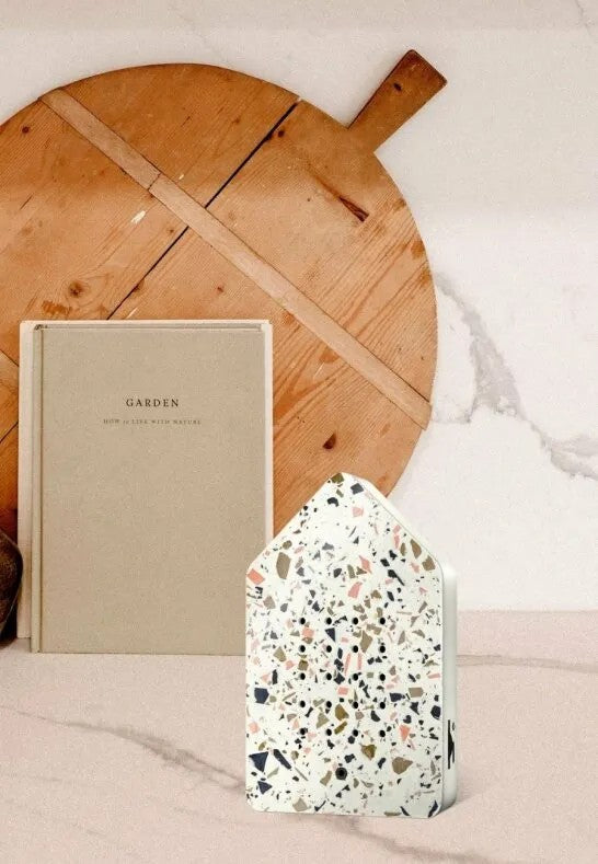 Relaxound Birdybox Speldosa Fågelkvitter Toffee Terrazzo
