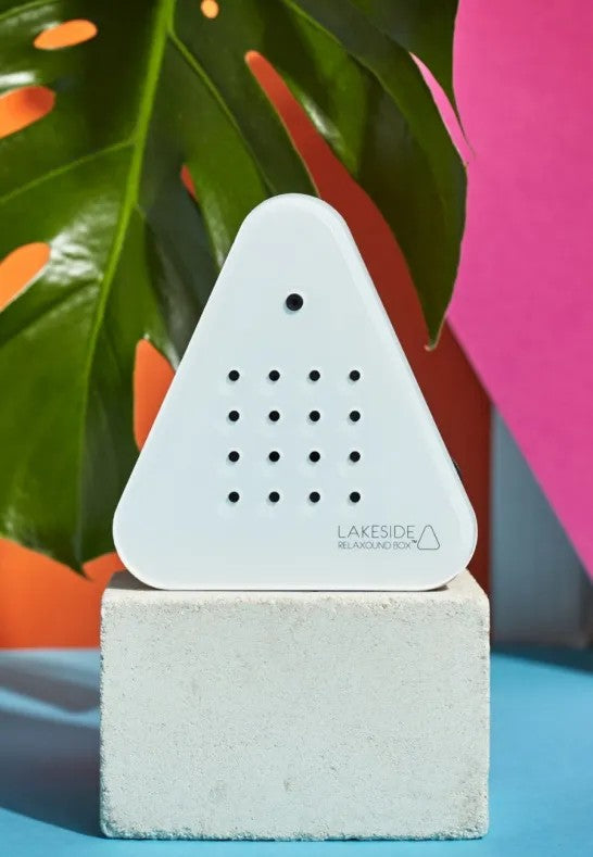 Relaxound Lakesidebox Speldosa Sjömiljö Vit