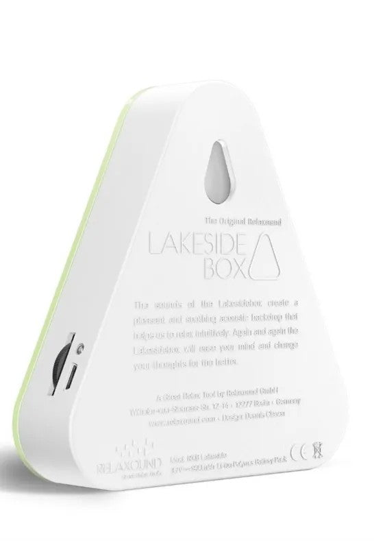 Relaxound Lakesidebox Speldosa Sjömiljö Lime