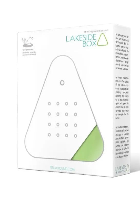 Relaxound Lakesidebox Speldosa Sjömiljö Lime