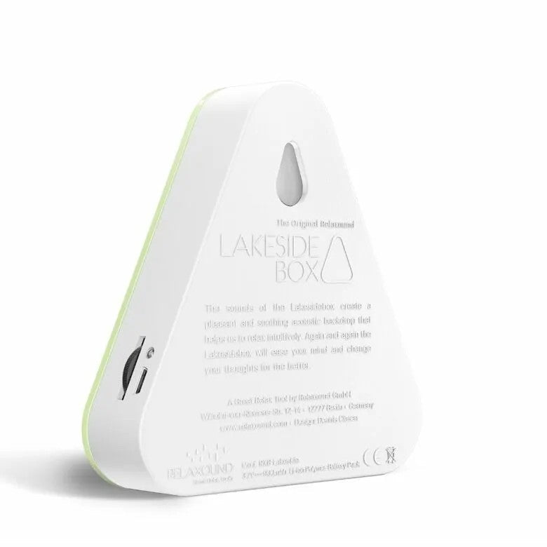 Relaxound Lakesidebox Speldosa Sjömiljö Lime