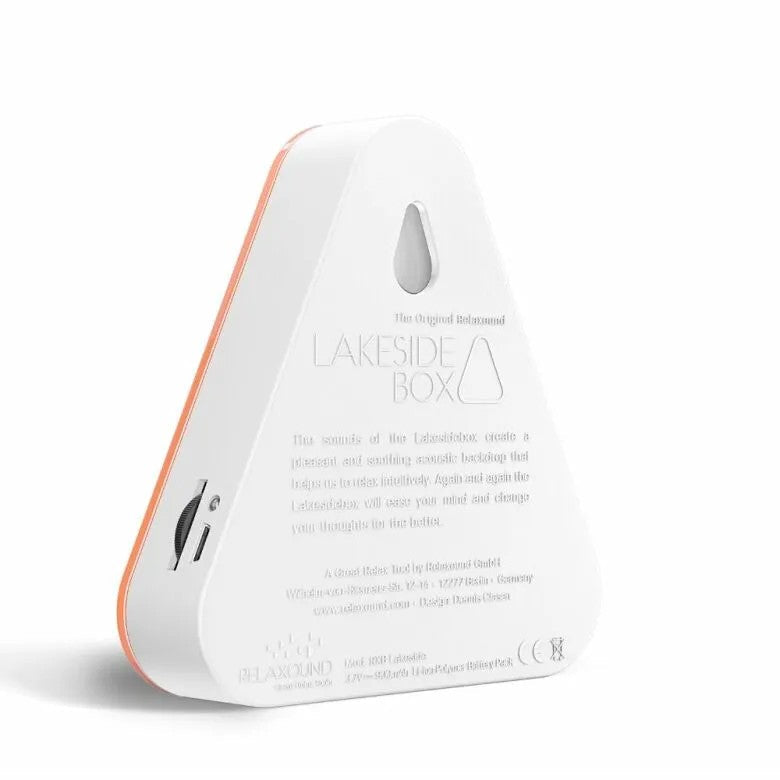 Relaxound Lakesidebox Speldosa Sjömiljö Orange