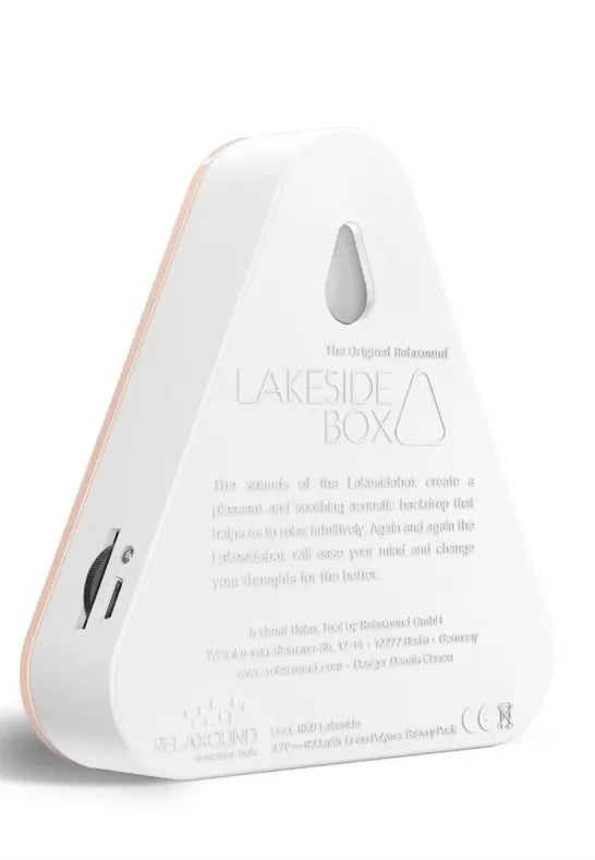 Relaxound Lakesidebox Speldosa Sjömiljö Peach