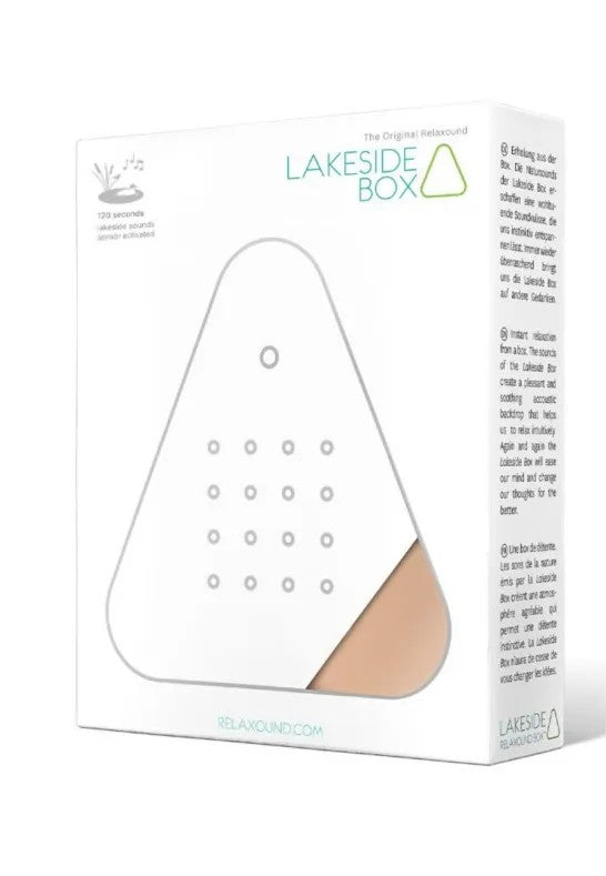 Relaxound Lakesidebox Speldosa Sjömiljö Peach