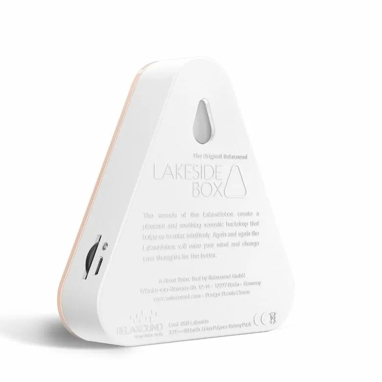 Relaxound Lakesidebox Speldosa Sjömiljö Peach
