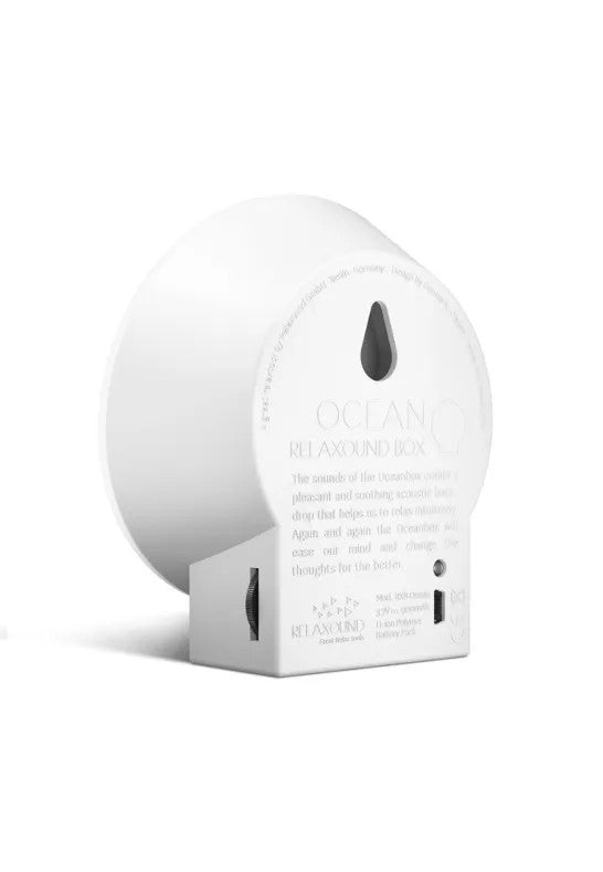 Relaxound Oceanbox Speldosa Havsljud Vit