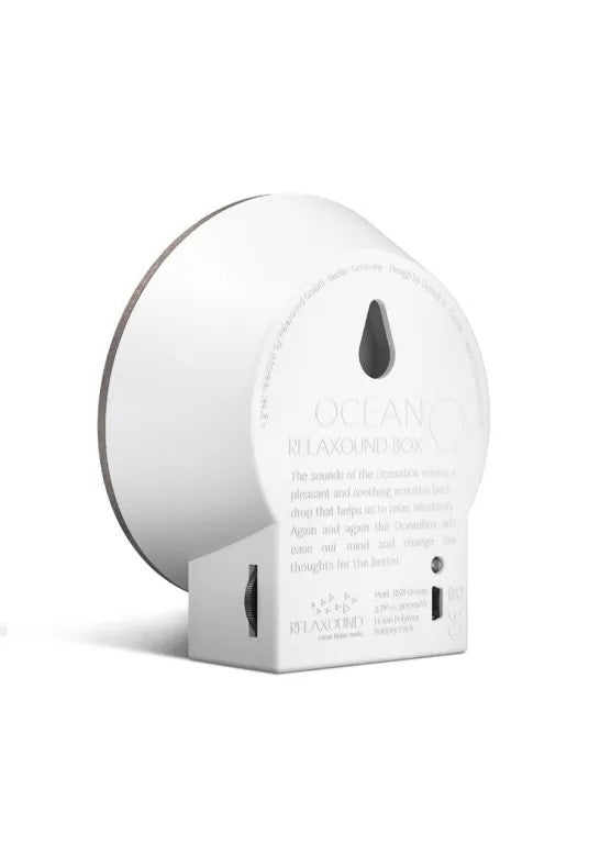 Relaxound Oceanbox Speldosa Havsljud Vintageträ