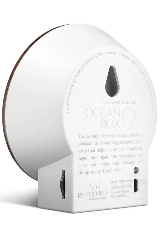 Relaxound Oceanbox Speldosa Havsljud Oak