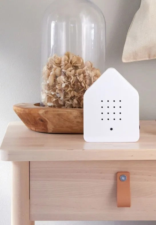 Relaxound Zwitscherbox Speldosa Fågelkvitter Vit