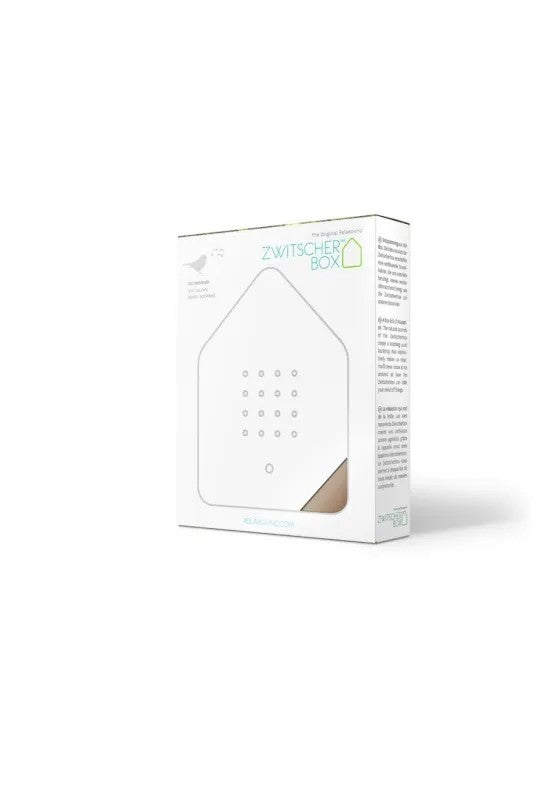 Relaxound Zwitscherbox Speldosa Fågelkvitter Brungrå