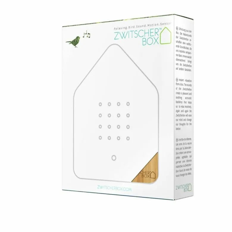 Relaxound Zwitscherbox Speldosa Fågelkvitter Bambu