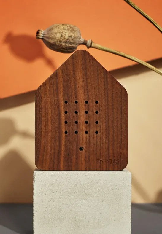 Relaxound Zwitscherbox Speldosa Fågelkvitter Valnöt