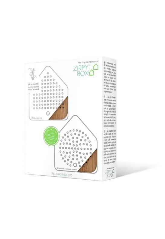 Relaxound Zirpybox Speldosa 2-pack Gräshoppa Trä