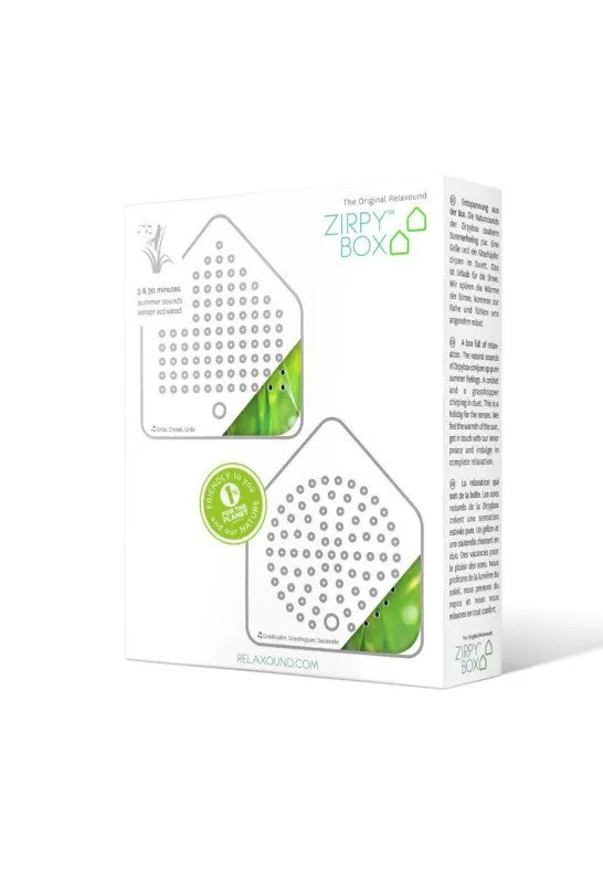 Relaxound Zirpybox Speldosa 2-pack Gräshoppa Äng