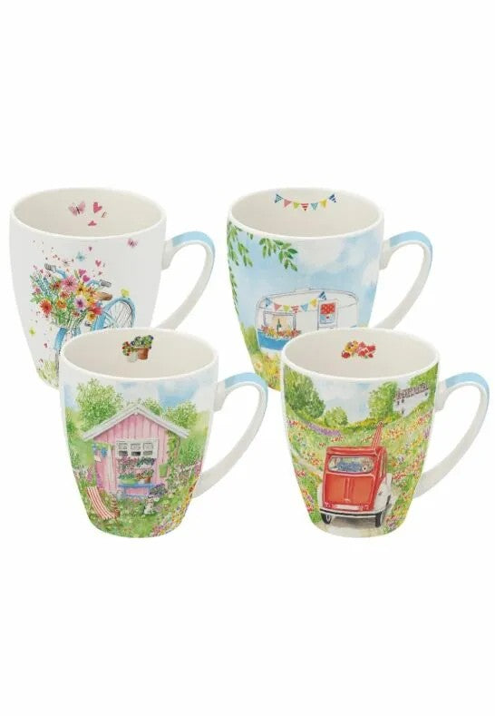 Paperproducts Design Outside Fun Mix Mugg 35 cl 4-pack