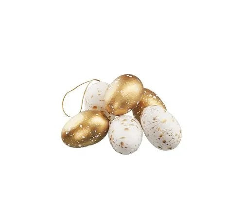 Cult Design Stänk ägg guld 6 in box