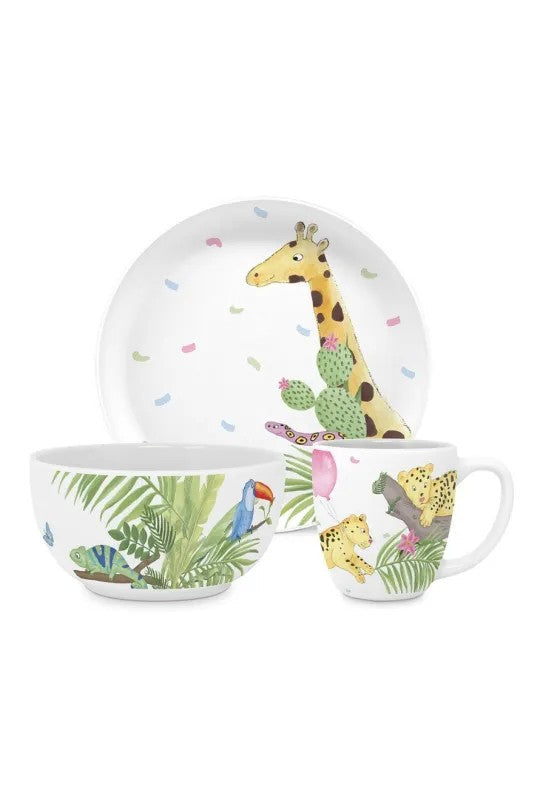 Paperproducts Design Happy Leo Barnservis 3 delar