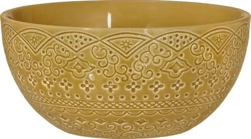 Cult Design Orient skål M senapsgul