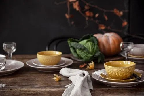 Cult Design Orient skål M senapsgul