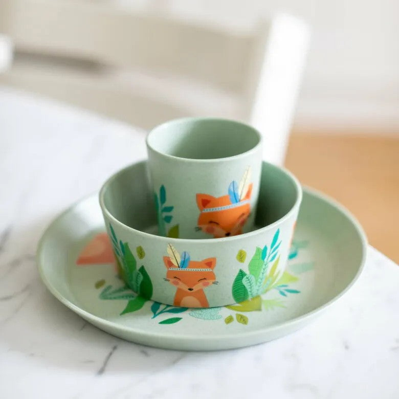 Koziol Connect Barnservis 3 delar Tallrik/Skål/Mugg Harry