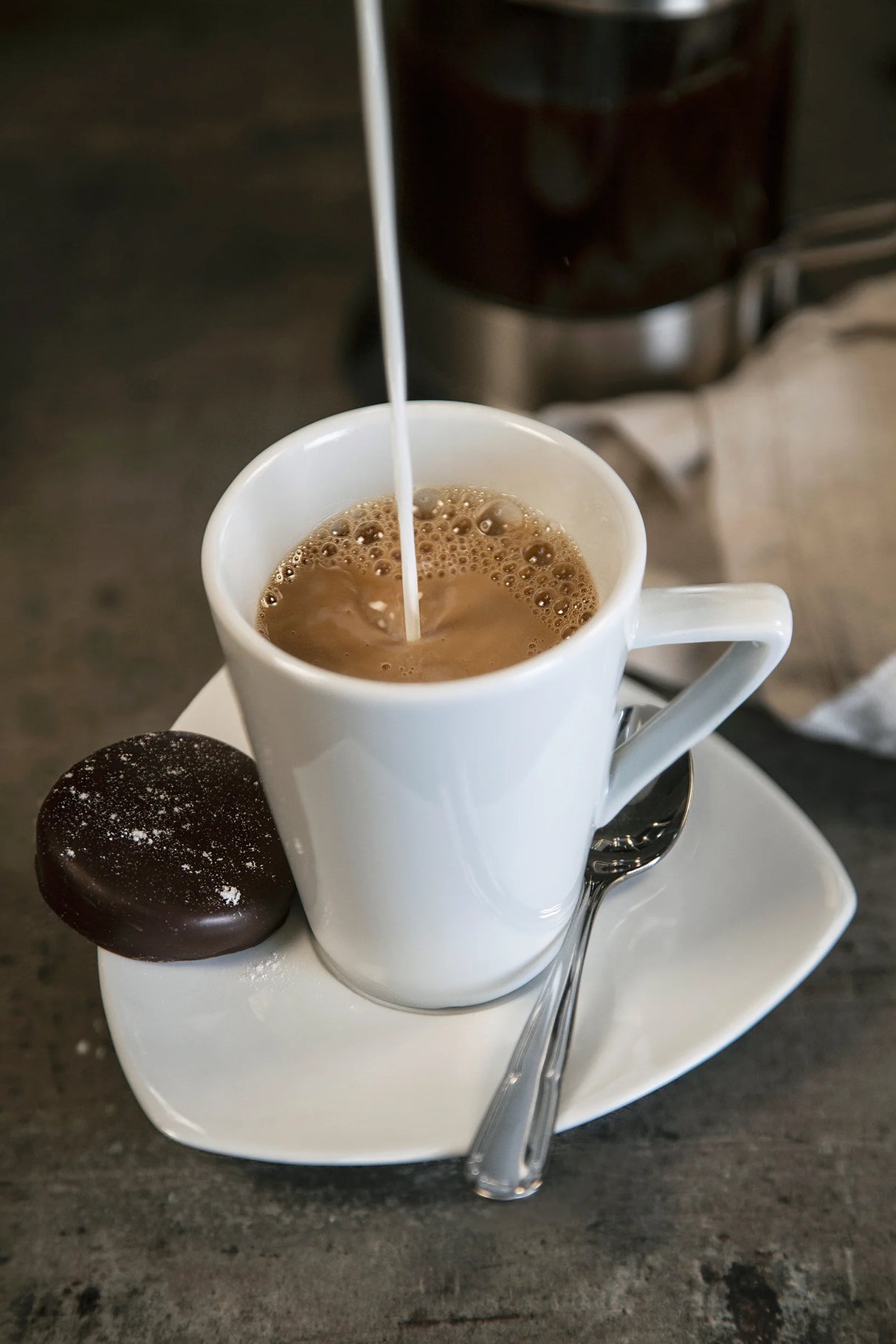 Exxent Kaffefat Ø 14 cm Aten, trekant 6-pack
