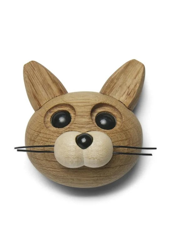 Spring Copenhagen Magnetic Lucky Magnet Katt Ek/Lönn 6 cm