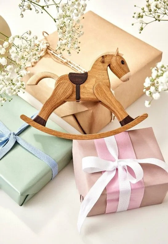 Spring Copenhagen The Rocking Horse Trädekoration 13,5 cm Ek