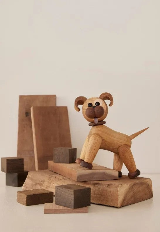 Spring Copenhagen Buddy Hund Trädekoration 20,5 cm Ek