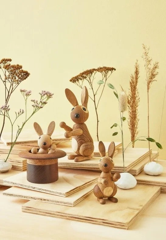 Spring Copenhagen Bonnie Kanin Trädekoration 12,5 cm Ek