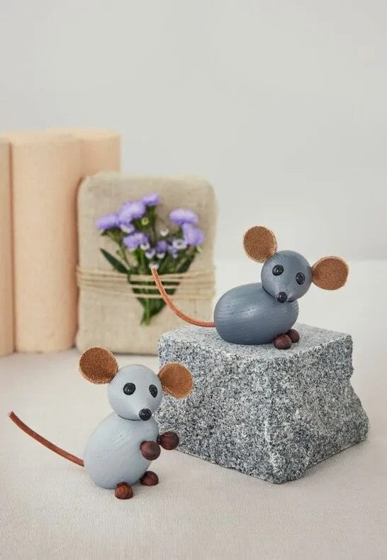 Spring Copenhagen The House Mouse Trädekoration 4,5 cm Grå