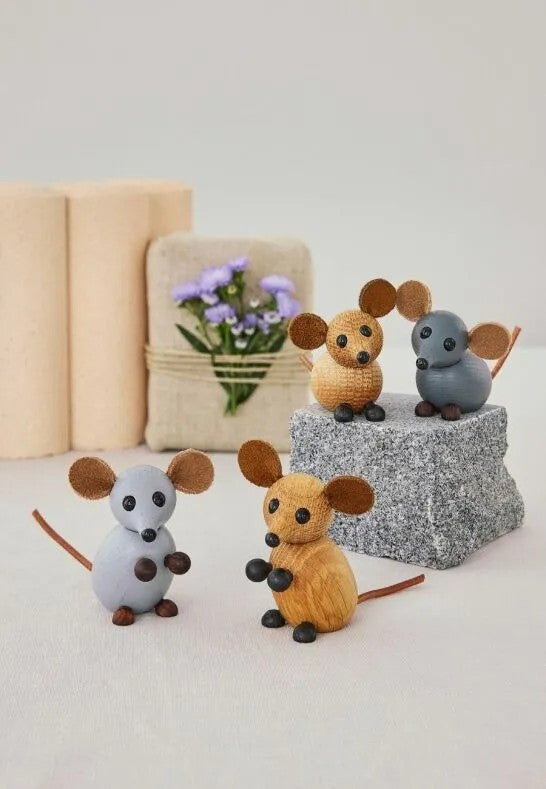 Spring Copenhagen The House Mouse Trädekoration 4,5 cm Grå