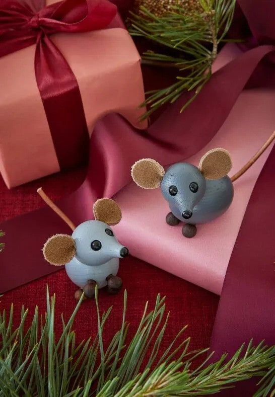 Spring Copenhagen The House Mouse Trädekoration 4,5 cm Grå