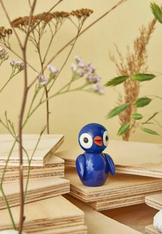 Spring Copenhagen Spring Birds Dazzling Dark Blue Trädekoration