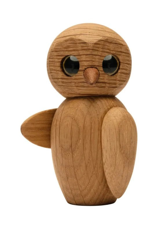 Spring Copenhagen Wise Uggla Trädekoration 7 cm Ek