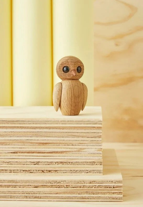 Spring Copenhagen Wise Uggla Trädekoration 7 cm Ek