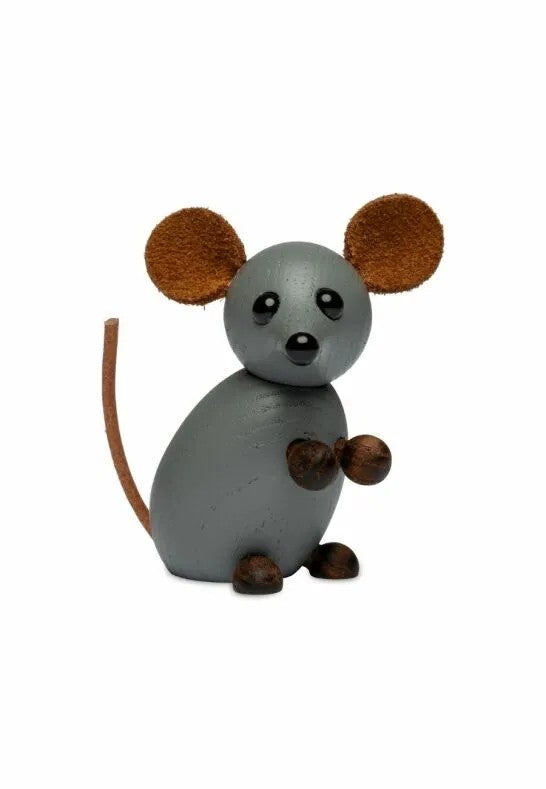 Spring Copenhagen The Farm Mouse Trädekoration 7 cm Grå