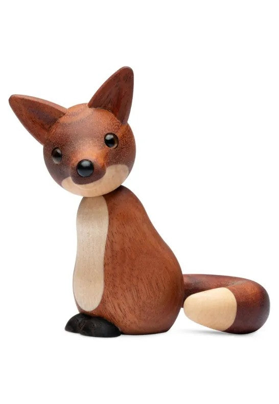 Spring Copenhagen Roxy Räv Trädekoration 10 cm Mahogny