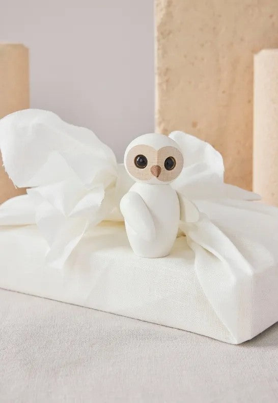 Spring Copenhagen Wise Uggla Trädekoration 7 cm Vit
